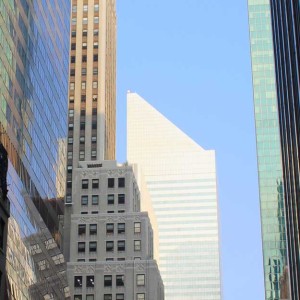 Contrasts and Reflections in Midtown Manhattan